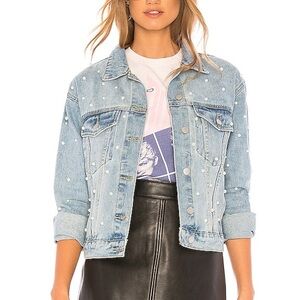 superdown pearl denim jacket